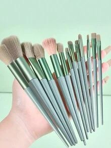 Bộ 13 cọ trang điểm mắt siêu mềm đa năng kèm túi đựng - Bao gồm cọ tán, cọ bắt sáng, cọ má hồng, cọ tạo khối, cọ che khuyết điểm, cọ phấn mắt, cọ phấn mũi, cọ môi, cọ lông mày, cọ kẻ mắt, cọ tạo khối xiên, cọ nền, cọ phấn mắt - Tất cả trong một bộ, Bộ cọ, Bộ cọ trang điểm, Bộ cọ trang điểm, Bộ trang điểm hoàn chỉnh, Bộ cọ trang điểm, Bộ cọ trang điểm, Bộ quà tặng trang điểm - Nhiều màu - Xem 3