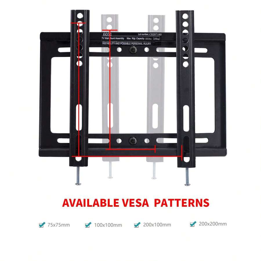 Fixed TV Wall Mount Full Motion Swivel Articulating Bracket for Most 14