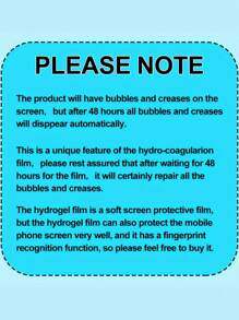 2 Pcs Front + 2 Pcs Back Full Coverage Soft Hydrogel Film Compatible with Samsung Galaxy