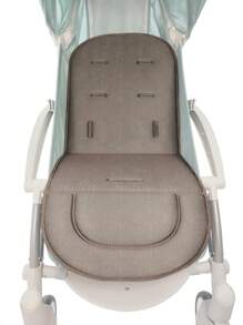 1 件裝嬰兒車坐墊,透氣,輕便,可折疊,雙面,易於清潔,適合大多數嬰兒車,高腳椅,嬰兒床,四季皆宜,灰色