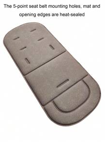 1 件裝嬰兒車坐墊,透氣,輕便,可折疊,雙面,易於清潔,適合大多數嬰兒車,高腳椅,嬰兒床,四季皆宜,灰色