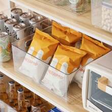 1pc Rectangular Refrigerator Food Storage Box, Dining Table Storage Box, Food Sorting Rack, Drawer-style Storage Shelf For Kitchen Restaurant - C style - View 1