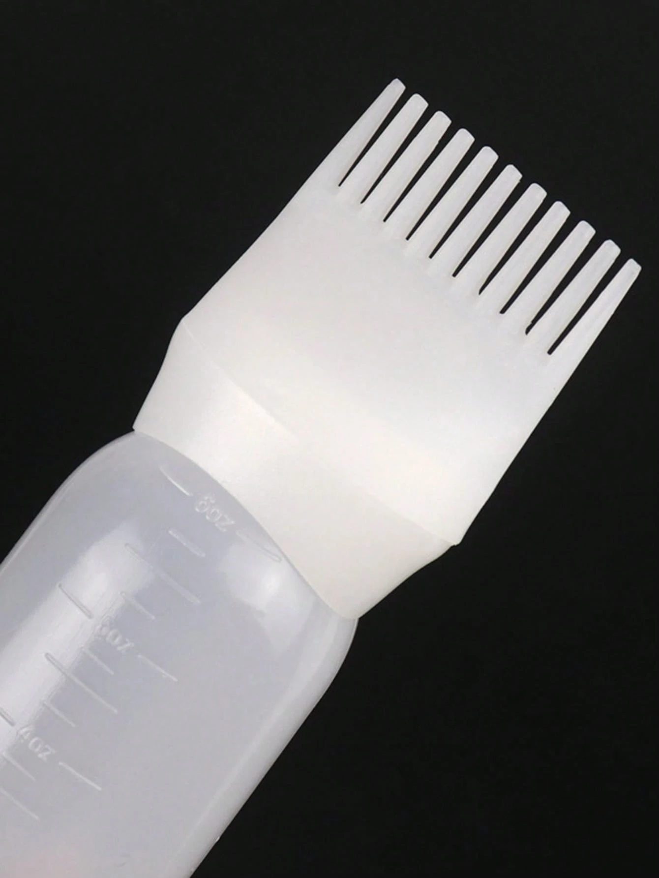 1pc Hair Comb Bottle With Scale, Hair Coloring & Care Pot For Salon