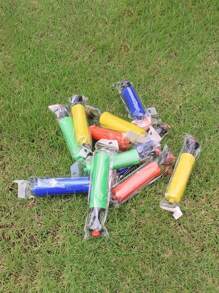 1pc Portable Hand Pump For Various Inflatable Items (Random Color)