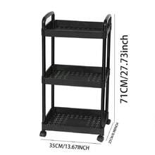 1 Pezzo Scaffale A Più Strati Per La Conservazione - nero - Visualizzare 2