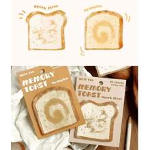 Toast Pattern Sticky Notes - Multicolor - View 7