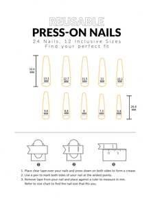 改善妳的風格,24入組長棺材型指甲,實心黑色閃亮經典全覆蓋假指甲套裝,附贈指甲檔和果凍膠,適合女性和女孩日常使用