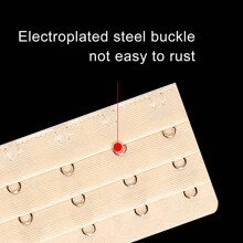 Bra Button 3 Rows 4 Buttons Back Bra Buckle Extension Buckle Connecting Buckle Accessories