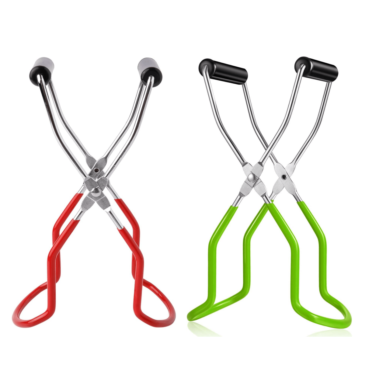 Canning Jar Lifter TongsStainless Steel Jar Lifter with Grip Handle