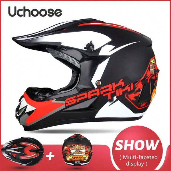 Motorcycle & Bicycle Helmet, Offroad Helmet, Racing Helmet With Dot