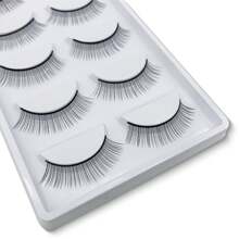 Mollie Lipper 5pairs/Box Practice False Eyelashes Set For Eyelash Extension Training And Personal Practice Strip Lashes, Lashes, Eyelashes, Fake Lashes - Natural Lashes - View 5