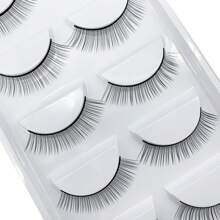 Mollie Lipper 5pairs/Box Practice False Eyelashes Set For Eyelash Extension Training And Personal Practice Strip Lashes, Lashes, Eyelashes, Fake Lashes - Natural Lashes - View 7