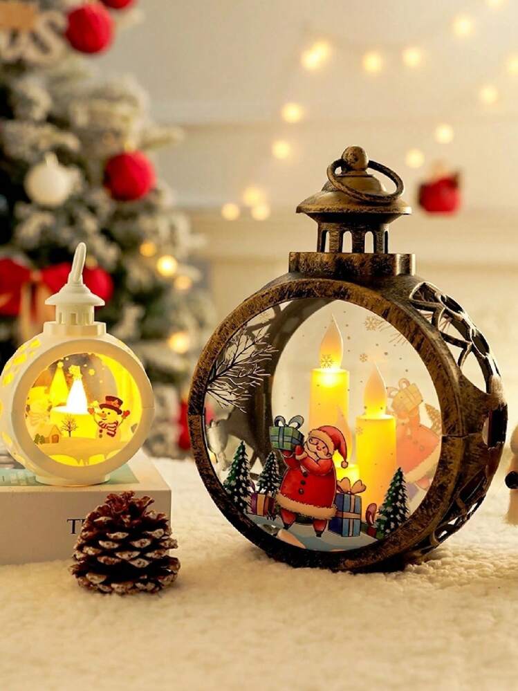 1pc Random Color Led Candle Light, Cute & Warm Christmas Themed