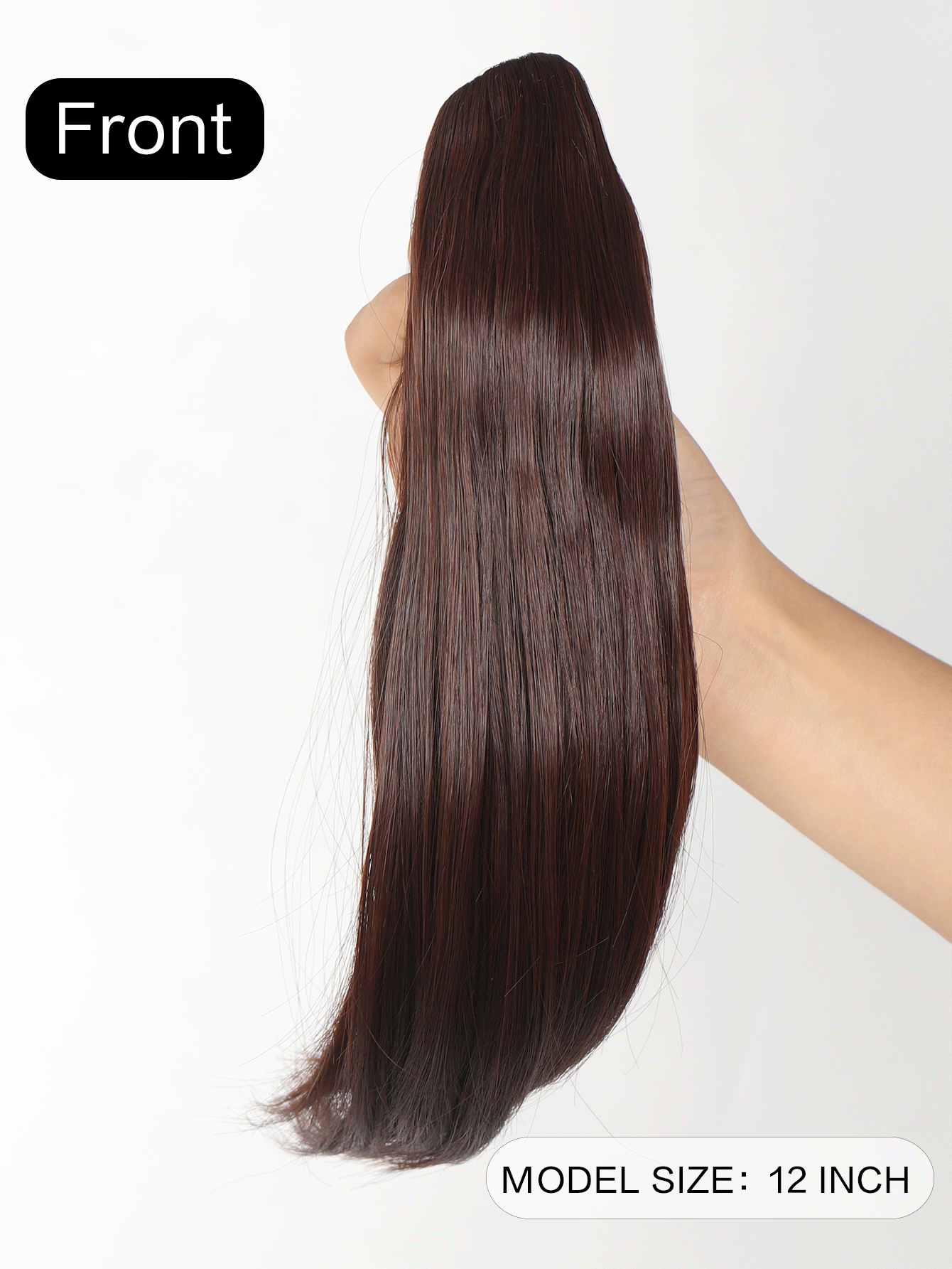 Synthetic Wave Claw On Ponytail Hair Extension Fake Ponytail Hairpiece For Women Pure Tail Hair