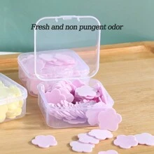 3 scatole di pastiglie di sapone portatili monouso, tavolette di sapone per il lavaggio delle mani all'aperto, sapone in fogli da viaggio, accessori da viaggio, elementi essenziali da viaggio, organizer da viaggio per spiaggia, vacanze estive, scuola, campeggio, vacanze, profumi per donne, profumi per uomini, bottiglie profumo, articoli essenziali per la scuola, forniture scolastiche - Multicolore - Visualizzare 4