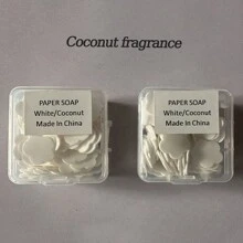 3 scatole di pastiglie di sapone portatili monouso, tavolette di sapone per il lavaggio delle mani all'aperto, sapone in fogli da viaggio, accessori da viaggio, elementi essenziali da viaggio, organizer da viaggio per spiaggia, vacanze estive, scuola, campeggio, vacanze, profumi per donne, profumi per uomini, bottiglie profumo, articoli essenziali per la scuola, forniture scolastiche - Multicolore - Visualizzare 7