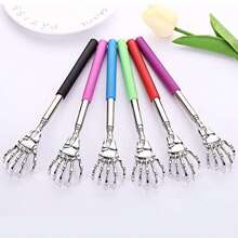 1 Pieza Conveniente Rascador De Espalda Telescópico, Rascador De Longitud Ajustable - Negro - Ver 7