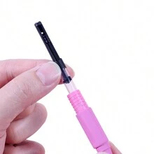4 Bolígrafos Retráctiles De Colores Arcoíris Con Diseño Ergonómico Para Una Escritura Cómoda, Adecuados Para Uso En La Escuela, La Oficina Y El Hogar, Así Como Para Regalar, Vienen En Caja - Naranja Quemada - Ver 5