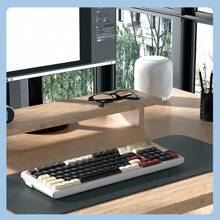 MageGee PBT Glossy Keycaps 150 Keys Color Blocking Customized ASA Height Keycaps Profile Custom DIY Full Key Universal for 60%, 75%, 95%, 100% Mechanical Keyboard - Black - Black - View 3