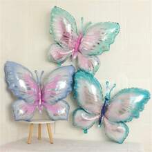 3pcs Butterfly Shaped Balloons,