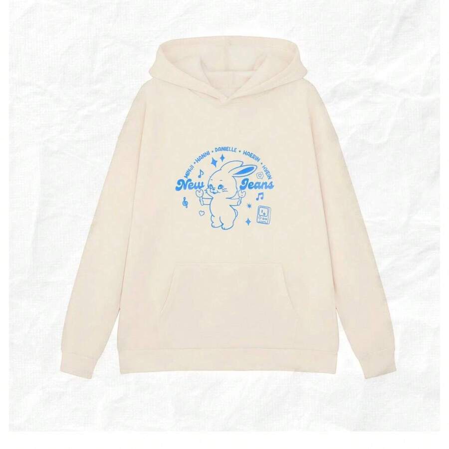 sudadera conejo new jeans - Beis - Ver 1