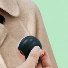 1pc Reusable And Washable Pet Hair Remover Gel Roller, Portable Dog And Cat Hair Removal Tool For Laundry, Super Sticky And Easy To Clean, Cute Pumpkin Shape In Dark Green - Dark Green - View 6