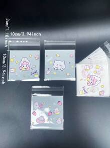 100个卡通图案情人节礼品袋 - 彩色 - 查看 4