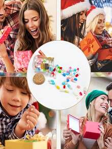 50pcs/lot Capsule Message Bottle With Smiling Face, Love & Friendship Themed Sticky Notes, Suitable For Any Occasion, Random Color - Multicolor - View 5