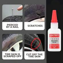 Multi-purpose Waterproof Quick-drying Welding Adhesive Strong Glue For Wood, Plastic, Glass & Metal, Oil Based - White - View 2