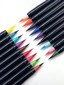 Set De 6 Piezas De Pincel De Acuarela Al Azar Para Dibujar, Pintar Y Caligrafía - Multicolor - Ver 1