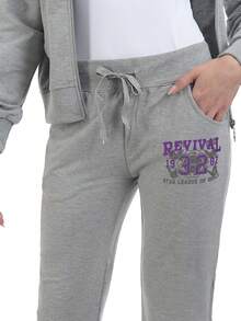 Women's Pants Set Plush Plush Fashion! - Grey - View 4