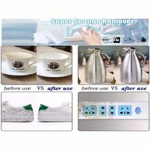 10/20/30pcs Magic Sponge Eraser 3.94x2.36x0.79inch White Cleaning Sponge For Sink Bathtub Floor Bathroom Wall Cleaner