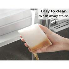 10/20/30pcs Magic Sponge Eraser 3.94x2.36x0.79inch White Cleaning Sponge For Sink Bathtub Floor Bathroom Wall Cleaner