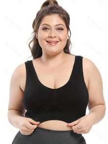 大尺碼文胸,運動文胸,無鋼圈,鏤空設計,透氣,高支撐,俯臥撐,瑜伽