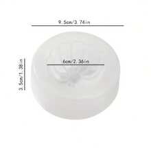 3pcsBun Mold, Plastic Pastry Mold, Flower Shaped Steamed Bun Mold, Baking Tools, Kitchen Gadgets, Kitchen Accessories - White - View 4