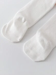 1 Par Calzones Apretados Con Decoración De Encaje Para Bebé,para Otoño Y Primavera - Rosa - Ver 7