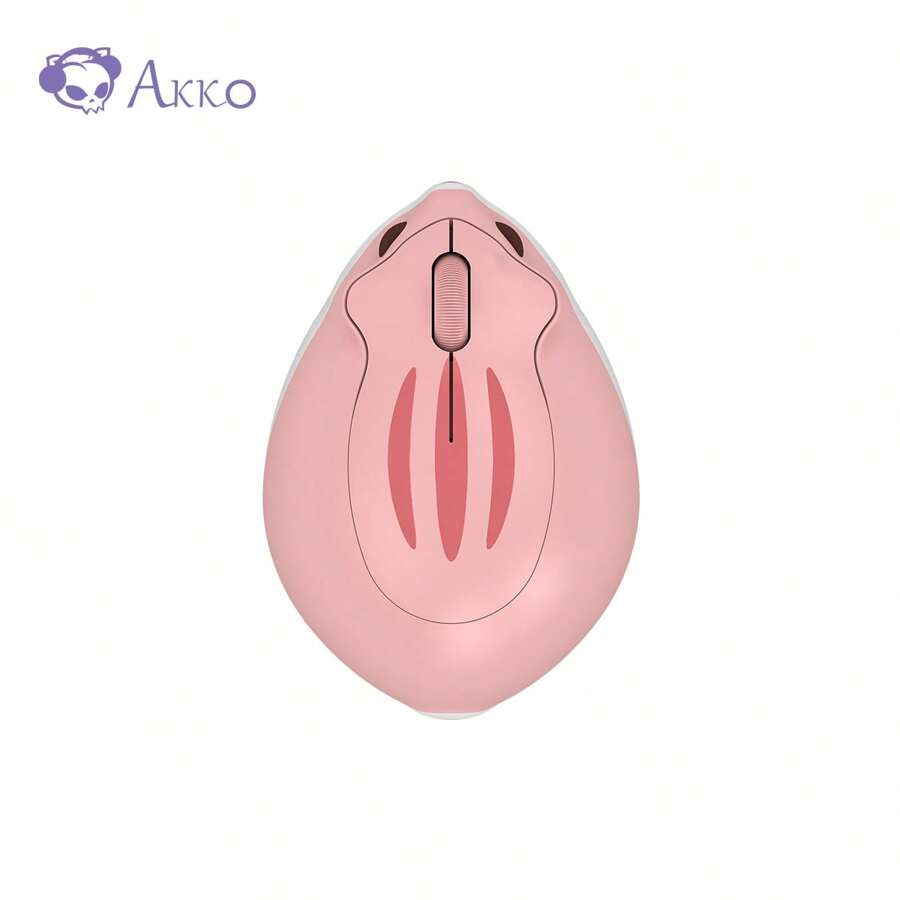 Akko X Waigua 倉鼠 2.4ghz 無線滑鼠,適用於pc筆記型電腦 - 粉色 - 查看 1