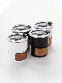 戶外防燙露營杯,304不鏽鋼,攜帶方便的耐熱咖啡杯,特別設計用於露營、旅行、飲用、茶杯和輕量化日常使用 - 軍綠色 - 查看 4