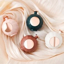 1pc Reusable And Washable Pet Hair Remover Gel Roller, Portable Dog And Cat Hair Removal Tool For Laundry, Super Sticky And Easy To Clean, Cute Pumpkin Shape In Dark Green - Dark Green - View 3