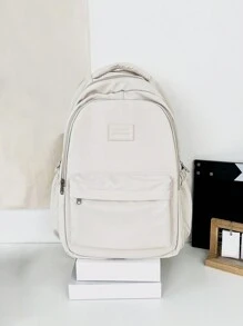 經典休閒背包大學背包輕型書包適合青少年女孩男孩,女孩背包書包適合國中高中,青少年兒童背包,防盜 15.6 吋筆記型電腦背包工作包旅行背包書包電腦包禮物男士女士