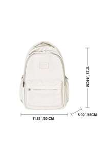 經典休閒背包大學背包輕型書包適合青少年女孩男孩,女孩背包書包適合國中高中,青少年兒童背包,防盜 15.6 吋筆記型電腦背包工作包旅行背包書包電腦包禮物男士女士