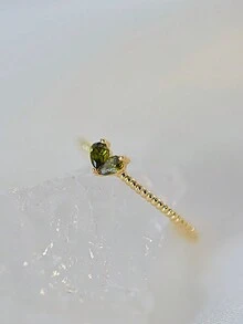 1 件字母 A-Z 戒指 S925 纯银女士简约可调节戒指精美珠宝礼物派对礼物生日礼物约会必备品