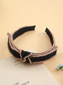 棕色珍珠髮箍 - 棕色 - 查看 2