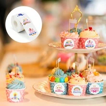 500 Pieces Happy Birthday Stickers 1.5 Inch Gift Envelope Decoration, 8 Designs Round Birthday Sealing Label for Kids Child's Adults Celebrate Birthday Decorative Candy Cookie Bag Sticker - Multicolor - View 3