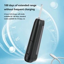 可充电电动牙刷口腔冲洗器，便携式可充电，适合家庭旅行，适合男士和女士日常牙齿护理，是送礼佳品，父亲节礼物