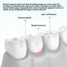 可充电电动牙刷口腔冲洗器，便携式可充电，适合家庭旅行，适合男士和女士日常牙齿护理，是送礼佳品，父亲节礼物