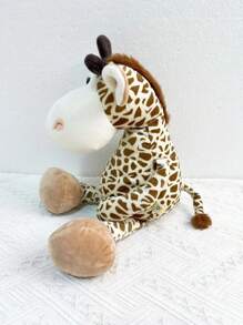 1 件可爱毛绒长颈鹿玩偶，35 厘米丛林动物玩偶中号装饰品，填充动物，长颈鹿，长颈鹿之夜，可可甜瓜，长颈鹿>毛绒