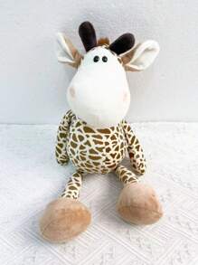 1 件可爱毛绒长颈鹿玩偶，35 厘米丛林动物玩偶中号装饰品，填充动物，长颈鹿，长颈鹿之夜，可可甜瓜，长颈鹿>毛绒