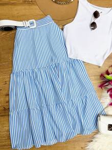 Women Skirts - Màu xanh lam - Xem 1