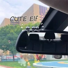 可愛的燒烤精靈車後視鏡配件,用於車內裝飾儀表板汽車裝飾品有趣的禮物,可愛的車鏡內飾(10入) - 彩色 - 查看 3